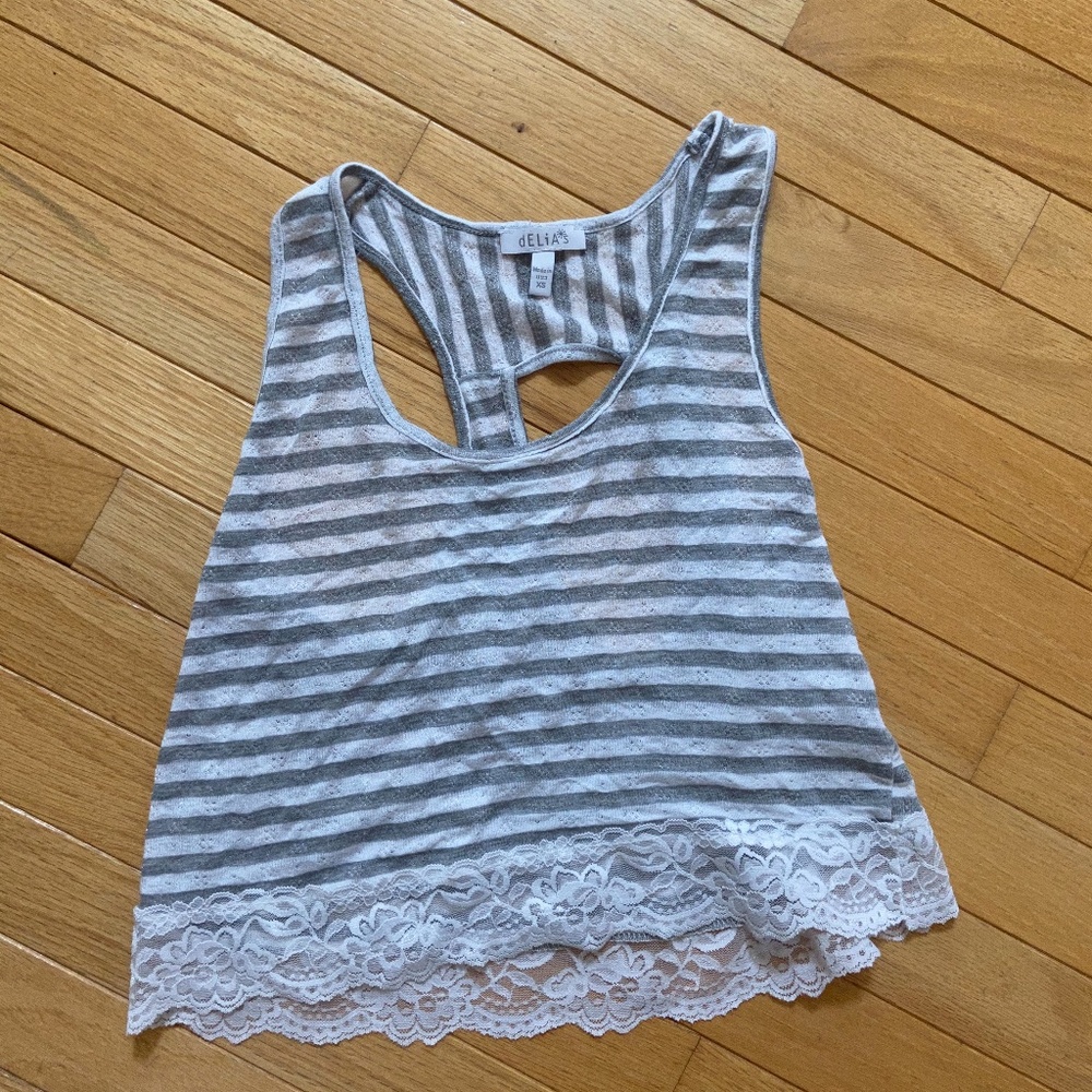 striped tank top